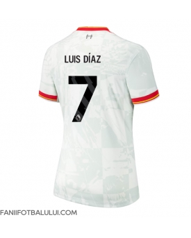 Liverpool Luis Diaz #7 Tricou Fotbal Replică 2024-25 Femei Treilea